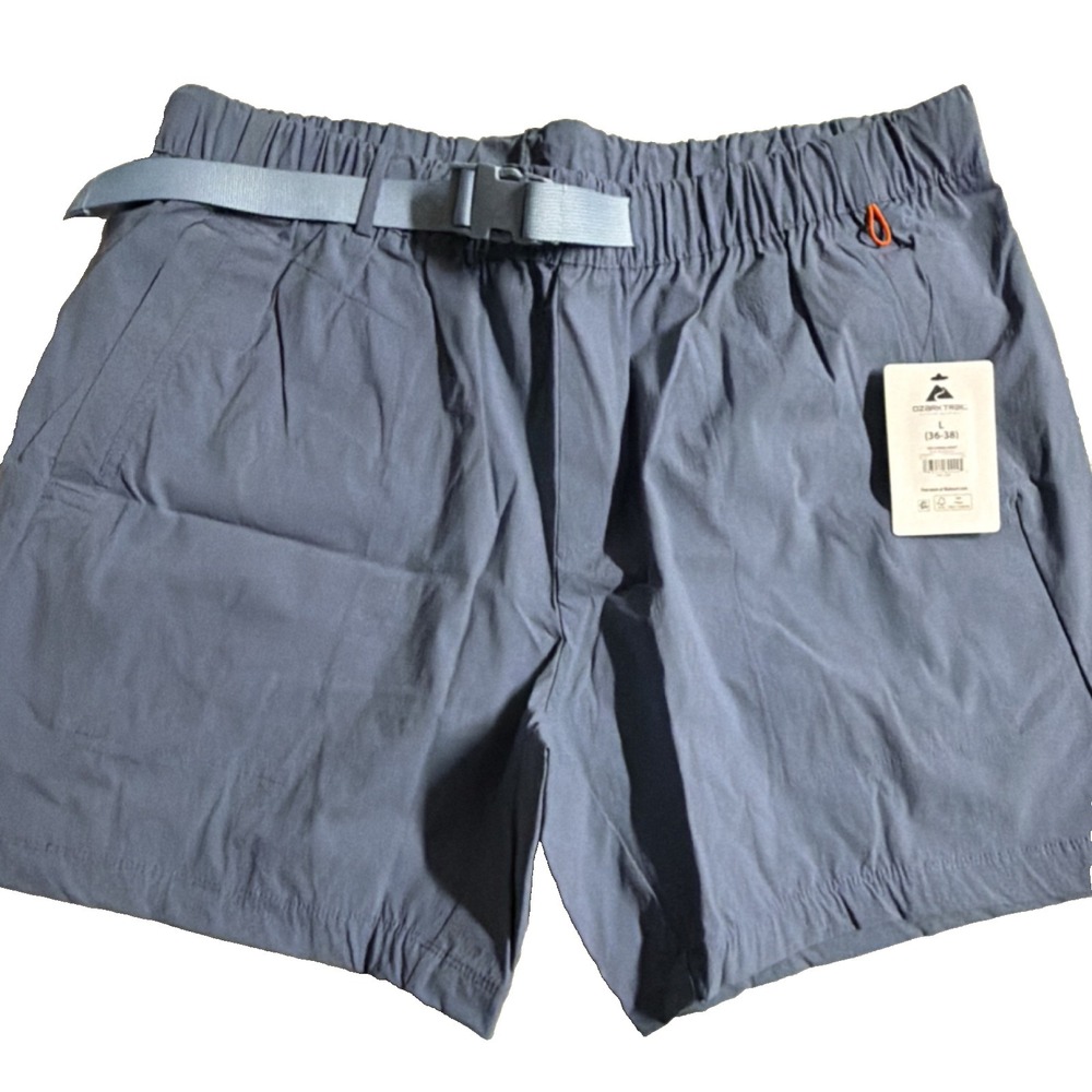 Ozark Trail Hybrid in Large, Water shorts Resistant Stretch UPF 50+ Blue Men's